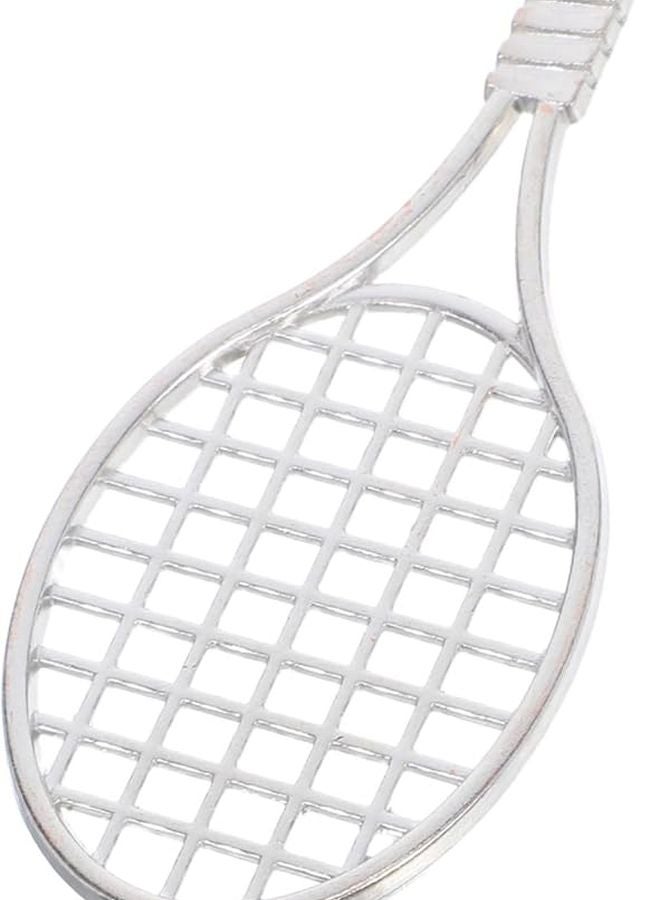 Stobaza 6pcs Mini Badminton Racket Keychain Pendant with Shuttlecock Charm Sports Gift - Image 3
